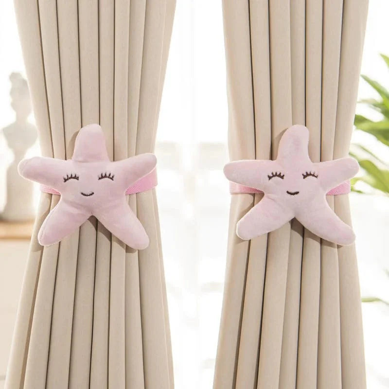 Embrasse rideau étoile rose mignonne