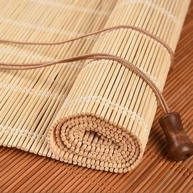 Rideau bambou blanc de qualité