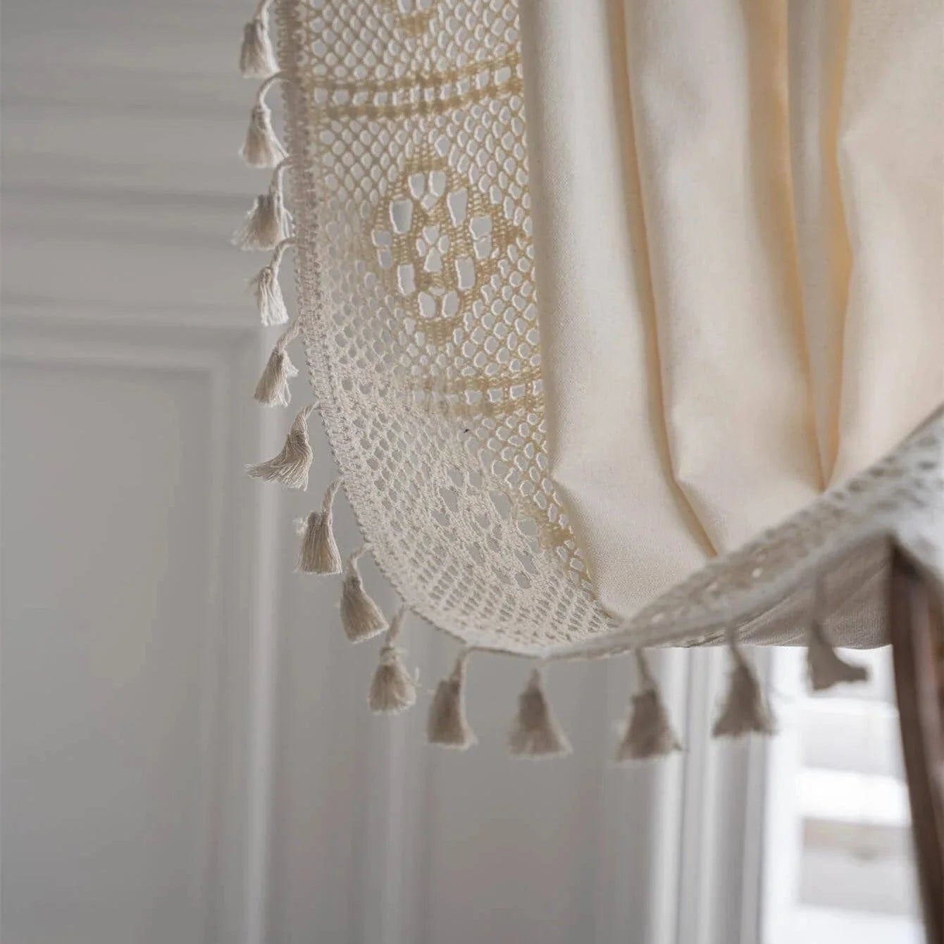 Rideau bohème harmonieux