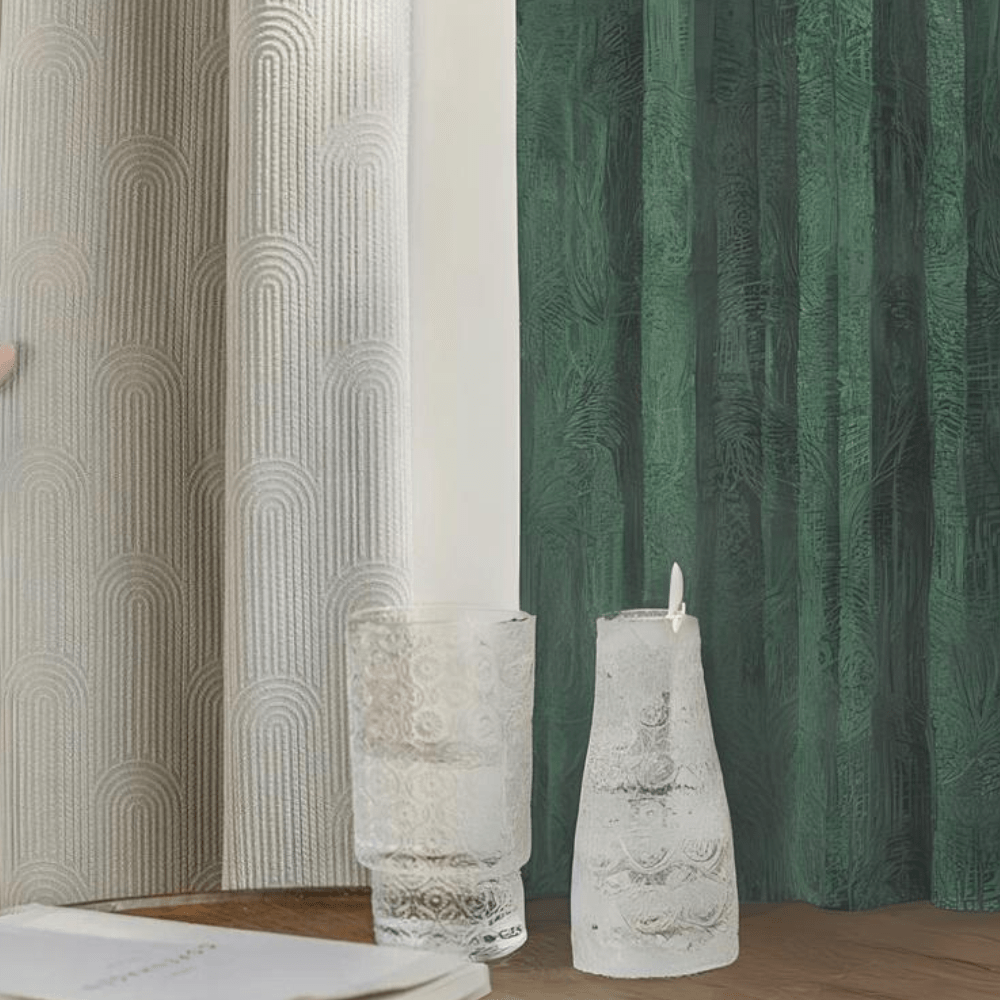 Rideau chambre blanc voile de nuit