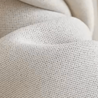 Rideau chambre crème en lin