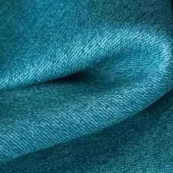 Rideau chambre vert canard en lin