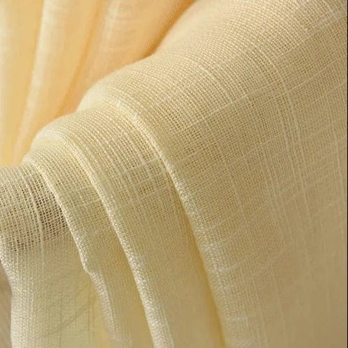 Rideau lin beige minimaliste