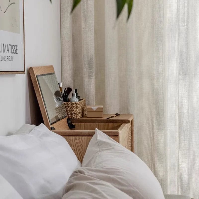 Rideau lin traditionnel