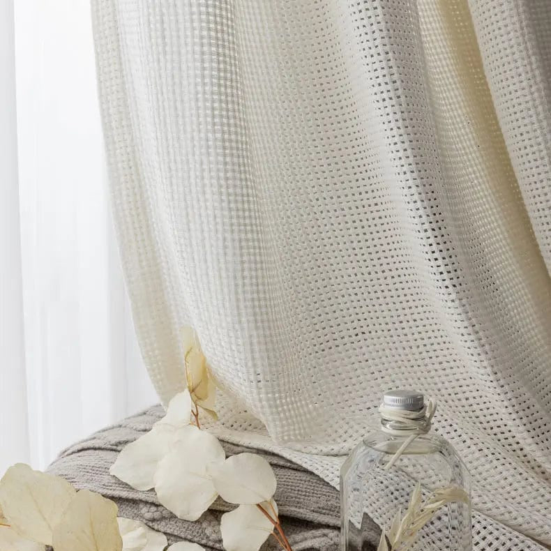 Rideau lin traditionnel