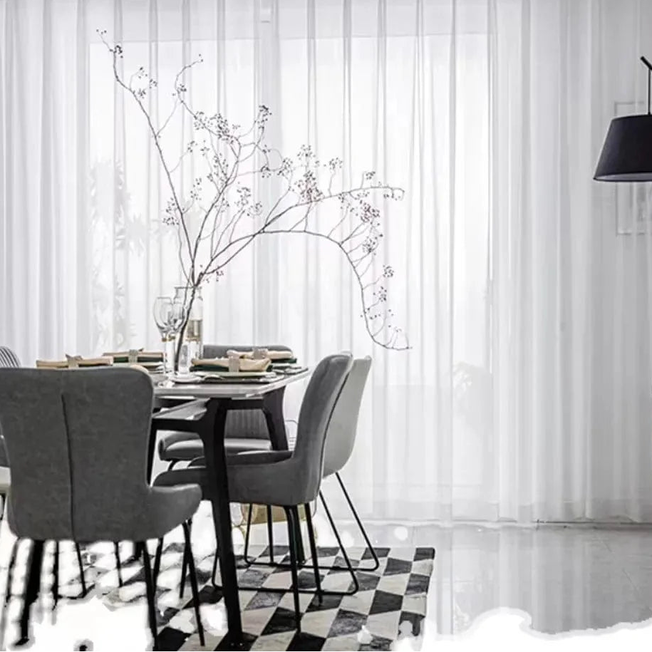 Voilage blanc moderne