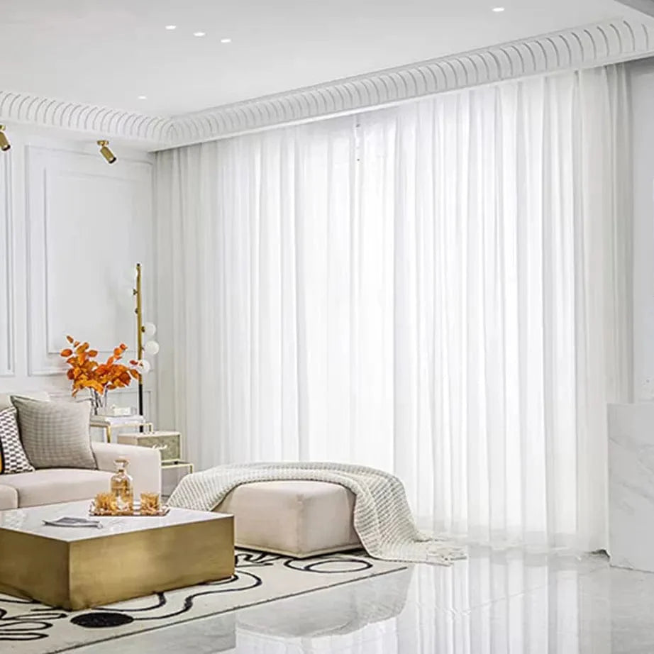 Voilage blanc moderne