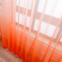 Voilage dégradé orange